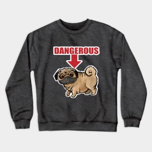 Funny pug Crewneck Sweatshirt